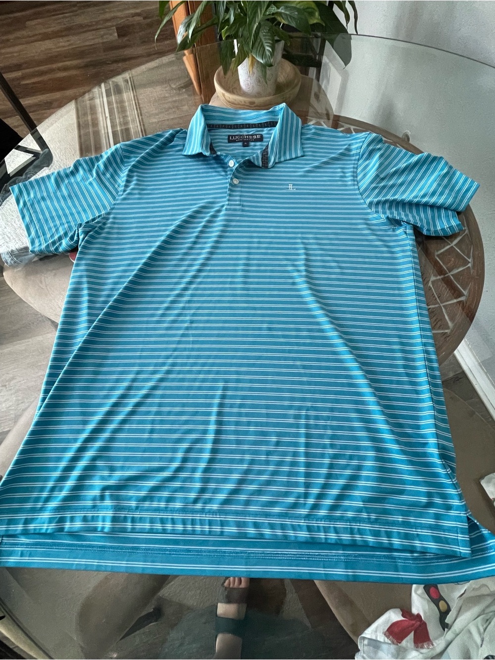 LUCCHESE BOOTMAKER Short Sleeve  Golf Polo Men's Size XL